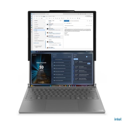 Лаптоп Lenovo ThinkBook Plus G6 Rollable, 14", Intel Core Ultra 7 258V, 32GB RAM, 1TB SSD, Intel Arc Graphics, Windows 11 Pro, Сив - 21TR000JRM gallery image 1