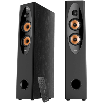 Аудио система Fenda F&D T-60X PRO, 2.0, Черна - T-60X_PRO