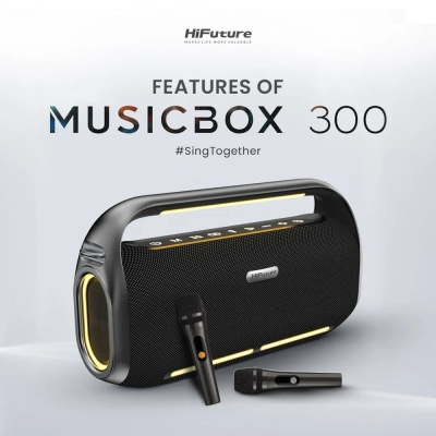 Преносима система HiFuture MusicBox300, Черна - 6972576181824 gallery image 2