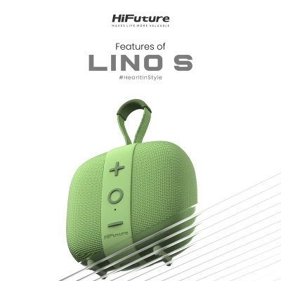 Преносима тонколонка HiFuture LINO S, Зелена - 6972576182845 gallery image 2