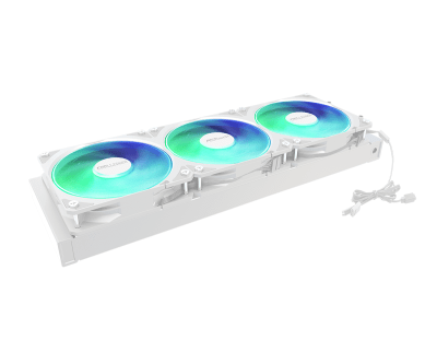 Охладител ASRock Challenger 360 Digital, Бял - CHALLENGER WHITE 360 DIGITAL gallery image 5