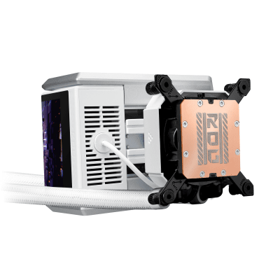 Охладител ASUS ROG Ryuo IV 360 ARGB, Бял - 90RC01N2-B0EAY0 gallery image 9