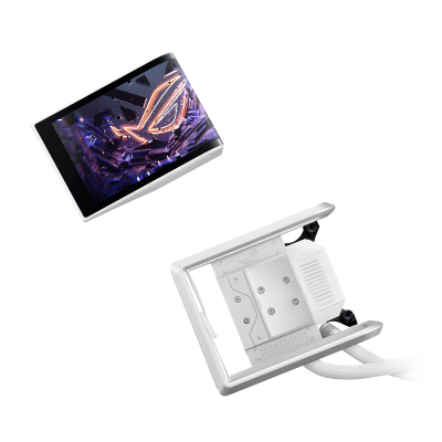 Охладител ASUS ROG Ryuo IV 360 ARGB, Бял - 90RC01N2-B0EAY0 gallery image 11