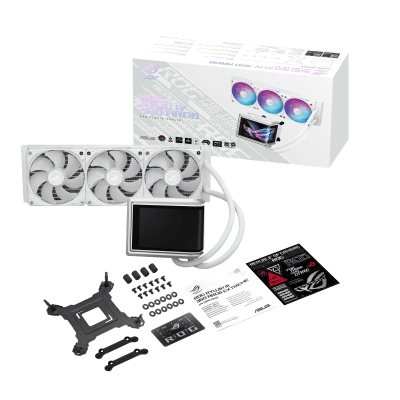 Охладител ASUS ROG Ryuo IV 360 ARGB, Бял - 90RC01N2-B0EAY0 gallery image 12