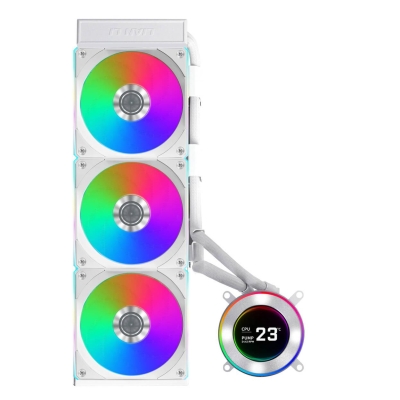 Охладител Lian Li HydroShift II LCD-C 360CL ARGB, Бял - G89.GHS2LCD36RW.00 gallery image 2
