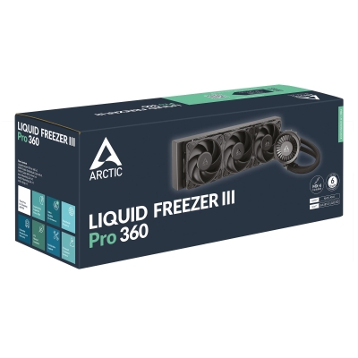 Охладител ARCTIC Liquid Freezer III Pro 360, Черен - ACFRE00180A gallery image 1
