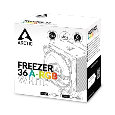 Охладител ARCTIC Freezer 36 A-RGB White - ACFRE00125A gallery image 7