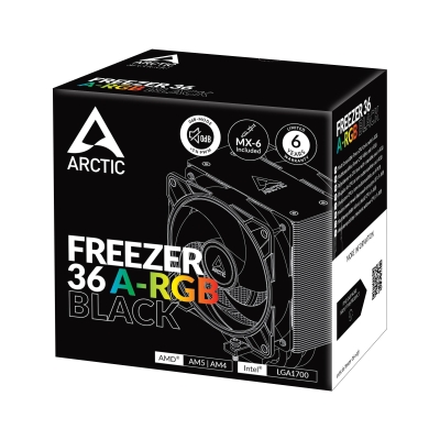 Охладител ARCTIC Freezer 36 A-RGB, Черен - ACFRE00124A gallery image 7