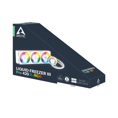 Охладител ARCTIC Liquid Freezer III Pro 420 A-RGB, Бял - ACFRE00189A gallery image 6