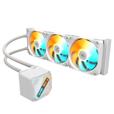 Охладител GIGABYTE GAMING 360 ICE, Бял - GP-GIGABYTE GME 360I gallery image 1