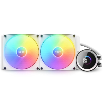 Охладител NZXT Kraken 280 RGB, Бял - RL-KR280-W1 gallery image 2