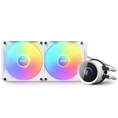 Охладител NZXT Kraken 280 RGB, Бял - RL-KR280-W1 gallery image 3