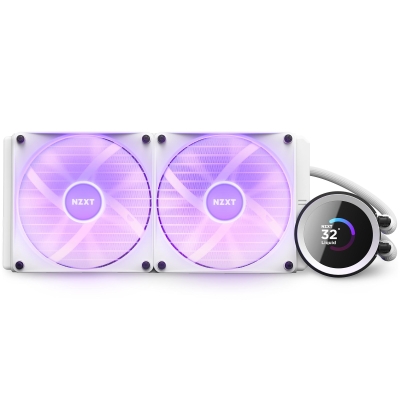 Охладител NZXT Kraken 280 RGB, Бял - RL-KR280-W1 gallery image 6