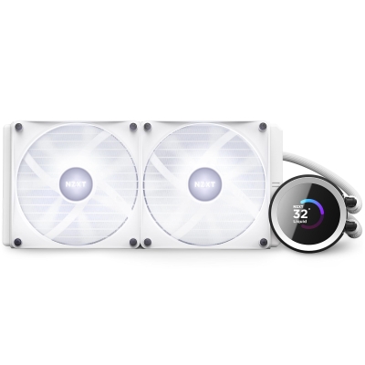 Охладител NZXT Kraken 280 RGB, Бял - RL-KR280-W1 gallery image 8