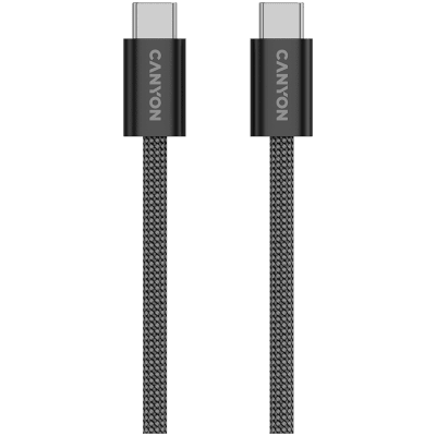 Кабел Canyon OnWire 60MG USB Type-C към USB Type-C, Черен - CND-CCMG60AB15B gallery image 1