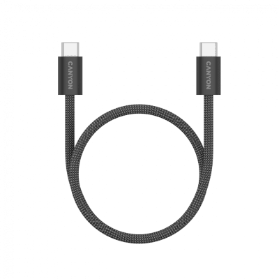 Кабел Canyon OnWire 60MG USB Type-C към USB Type-C, Черен - CND-CCMG60AB15B gallery image 4