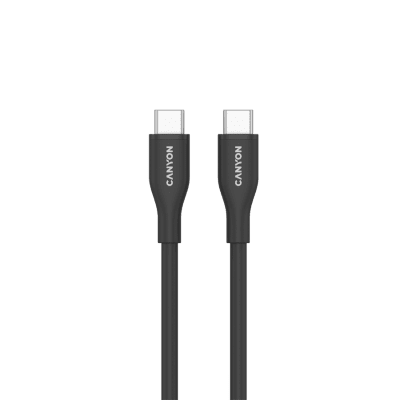 Кабел Canyon USB Type-C към USB Type-C, Черен - CNS-CC60SC10B gallery image 2