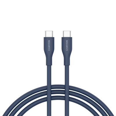 Кабел Canyon USB Type-C към USB Type-C, Син - CNS-CC60SC10DB gallery image 1
