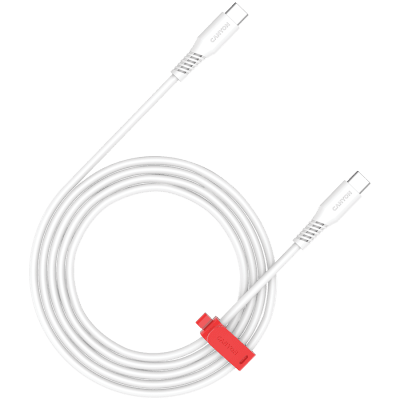 Кабел Canyon CC100SC USB-Type-C към USB Type-C, Бял - CNS-CC100SC12W