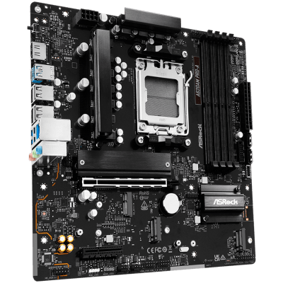 Дънна платка ASRock A620AM Pro-A, mATX, AM5, DDR5 - A620AM PRO-A gallery image 2