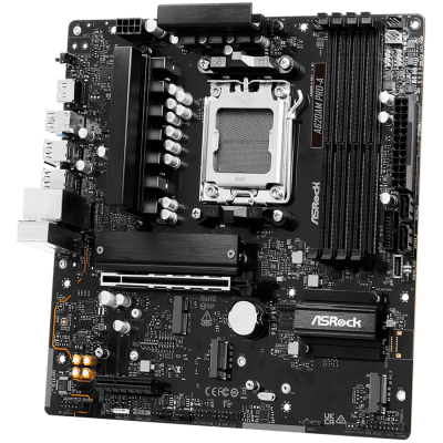 Дънна платка ASRock A620AM Pro-A, mATX, AM5, DDR5 - A620AM PRO-A gallery image 3