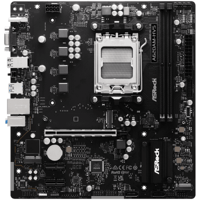 Дънна платка ASRock A620AM-HVS, mATX, AM5, DDR5 - A620AM-HVS gallery image 1