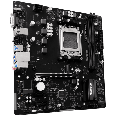 Дънна платка ASRock A620AM-HVS, mATX, AM5, DDR5 - A620AM-HVS gallery image 2