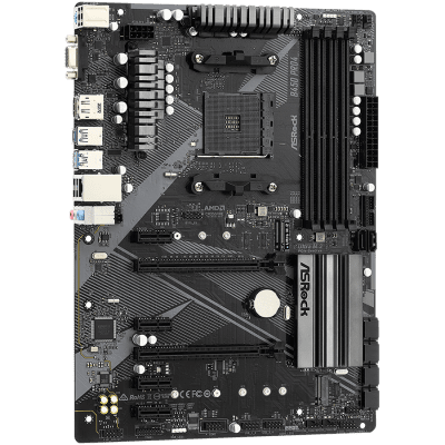 Дънна платка ASRock B450 Pro4 R2.0, ATX, AM4, DDR4 - B450 PRO4 R2.0 gallery image 2