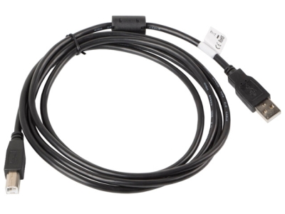 Кабел Lanberg USB Type-А към USB Type-B, Черен - CA-USBA-11CC-0018-BK gallery image 2