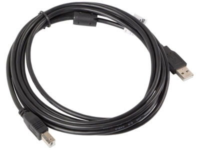 Кабел Lanberg USB Type-А към USB Type-B, Черен - CA-USBA-11CC-0030-BK gallery image 2