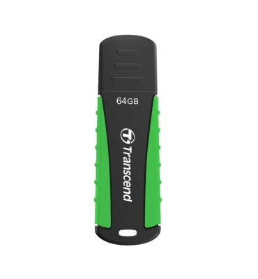Флаш памет 64GB Transcend JetFlash 810, Черна/Зелена - TS64GJF810