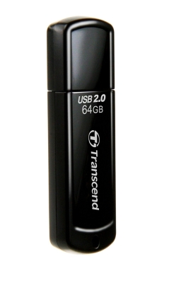 Флаш памет 64GB Transcend JetFlash 350, Черна - TS64GJF350 gallery image 2