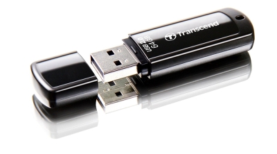 Флаш памет 64GB Transcend JetFlash 350, Черна - TS64GJF350 gallery image 3