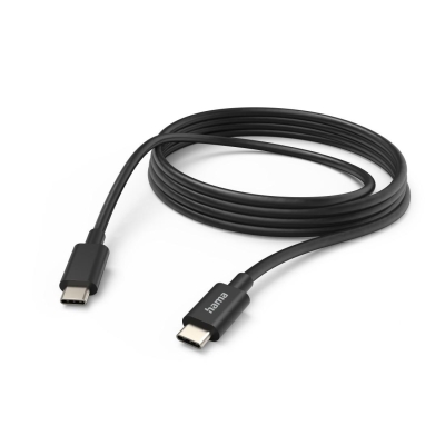 Кабел Hama USB Type-C към USB Type-C, Черен - Hama-201593