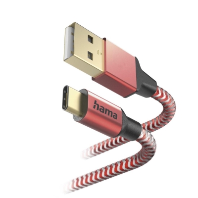 Кабел USB Type-А към USB Type-C, Червен - Hama-201559 gallery image 2