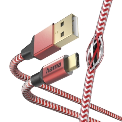 Кабел USB Type-А към USB Type-C, Червен - Hama-201559 gallery image 4