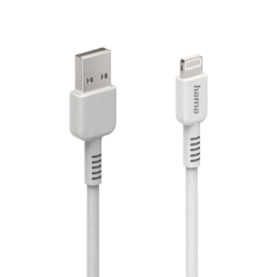 Кабел Hama Eco USB към Lightning, Бял - Hama-187283 gallery image 2
