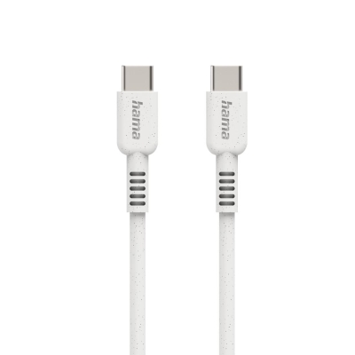 Кабел Hama Eco USB Type-C към USB Type-C, Бял - Hama-187282 gallery image 1