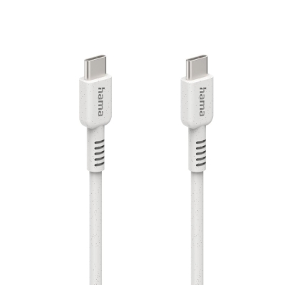 Кабел Hama Eco USB Type-C към USB Type-C, Бял - Hama-187282 gallery image 2