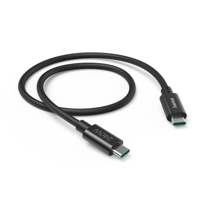 Кабел Hama USB Type-C към USB Type-C, Черен - Hama-201702 gallery image 2