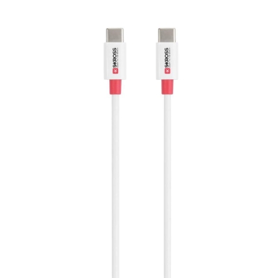 Кабел SKROSS USB Type-C към USB Type-C, Бял - SKCA0007C-C15CN gallery image 1