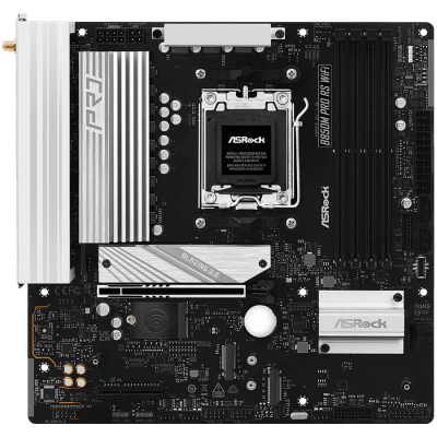 Дънна платка ASRock B850M Pro RS WiFi, mATX, AM5, DDR5 - B850M PRO RS WIFI gallery image 2