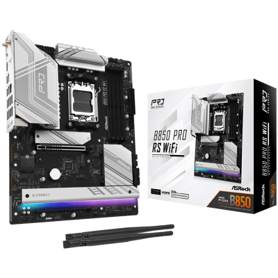 Дънна платка ASRock B850 Pro RS WiFi, ATX, AM5, DDR5 - B850 PRO RS WIFI gallery image 1