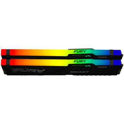 Памет 2x16GB DDR5 6000 Kingston FURY Beast RGB - KF560C30BBEAK2-32 gallery image 2