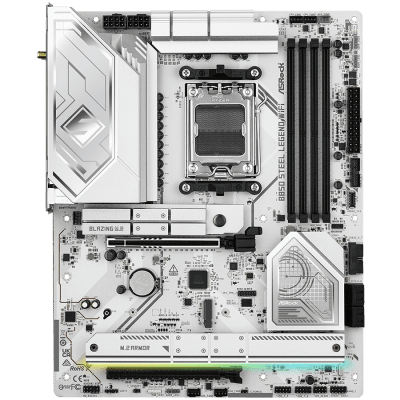 Дънна платка ASRock B850 Steel Legend WiFi, ATX, AM5, DDR5 - B850 STEEL LEGEND WIFI gallery image 2