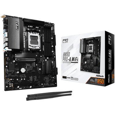Дънна платка ASRock B850 Pro-A WiFi, ATX, AM5, DDR5 - B850_PRO-A_WIFI gallery image 1