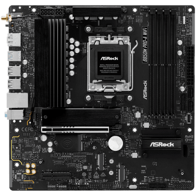 Дънна платка ASRock B850M Pro-A WiFi, mATX, AM5, DDR5 - B850M PRO-A WIFI gallery image 2