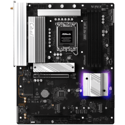 Дънна платка ASRock B860 Pro RS WiFi, ATX, LGA1851, DDR5 - B860 PRO RS WIFI gallery image 2
