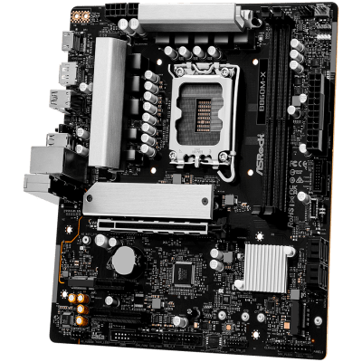 Дънна платка ASRock B860M-X, mATX, LGA1851, DDR5 - B860M-X gallery image 4