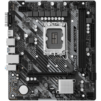 Дънна платка ASRock H610M-HVS/M.2 R2.0, mATX, LGA1700, DDR4 - H610M-HVS/M.2 R2.0 gallery image 2